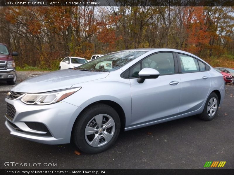Arctic Blue Metallic / Jet Black 2017 Chevrolet Cruze LS