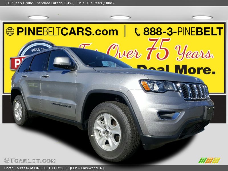 True Blue Pearl / Black 2017 Jeep Grand Cherokee Laredo E 4x4