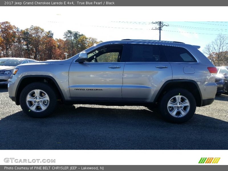 True Blue Pearl / Black 2017 Jeep Grand Cherokee Laredo E 4x4