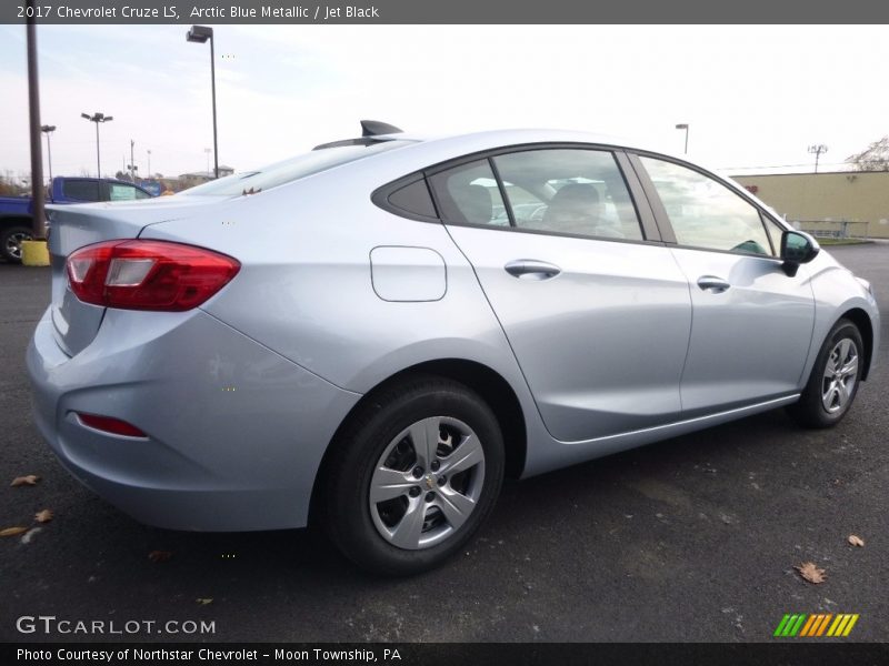 Arctic Blue Metallic / Jet Black 2017 Chevrolet Cruze LS