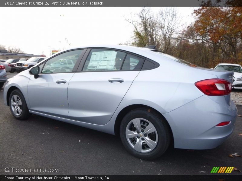Arctic Blue Metallic / Jet Black 2017 Chevrolet Cruze LS