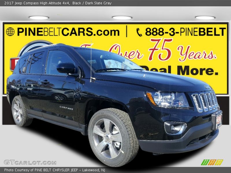Black / Dark Slate Gray 2017 Jeep Compass High Altitude 4x4