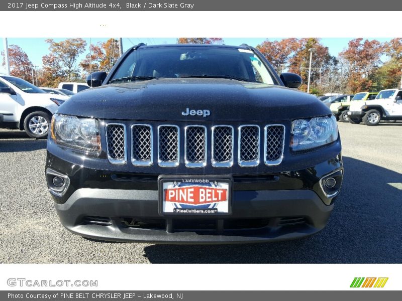 Black / Dark Slate Gray 2017 Jeep Compass High Altitude 4x4