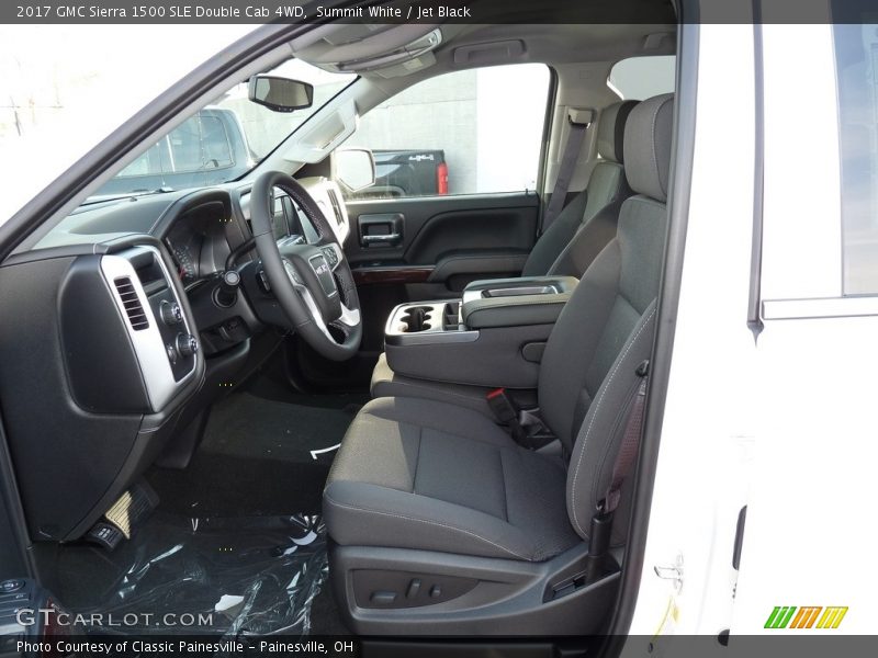  2017 Sierra 1500 SLE Double Cab 4WD Jet Black Interior