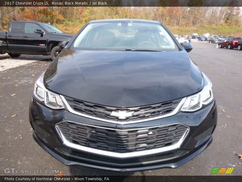 Mosaic Black Metallic / Jet Black 2017 Chevrolet Cruze LS
