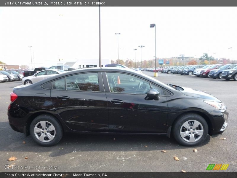 Mosaic Black Metallic / Jet Black 2017 Chevrolet Cruze LS