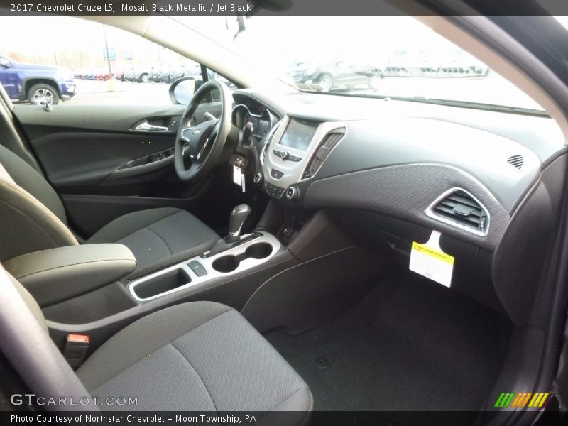 Mosaic Black Metallic / Jet Black 2017 Chevrolet Cruze LS