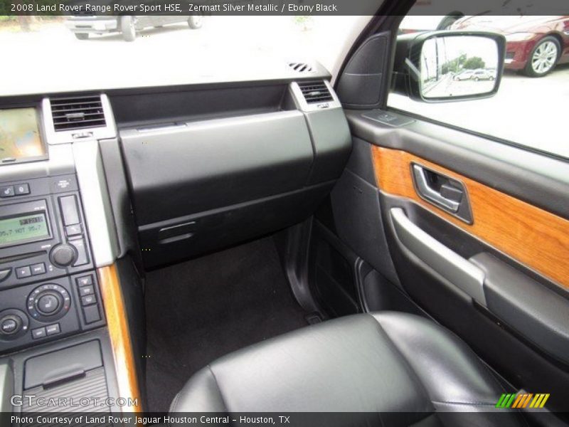 Zermatt Silver Metallic / Ebony Black 2008 Land Rover Range Rover Sport HSE