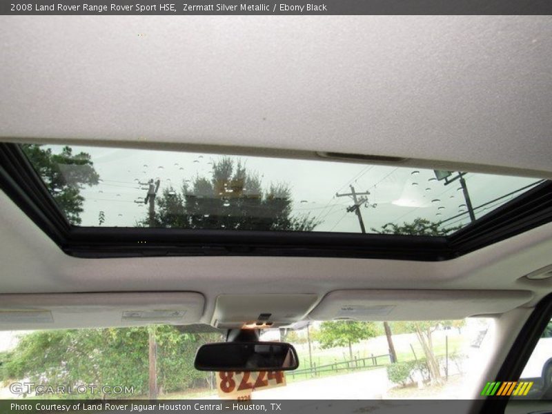 Zermatt Silver Metallic / Ebony Black 2008 Land Rover Range Rover Sport HSE
