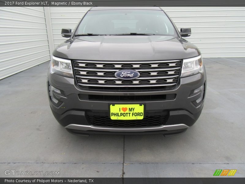 Magnetic / Ebony Black 2017 Ford Explorer XLT
