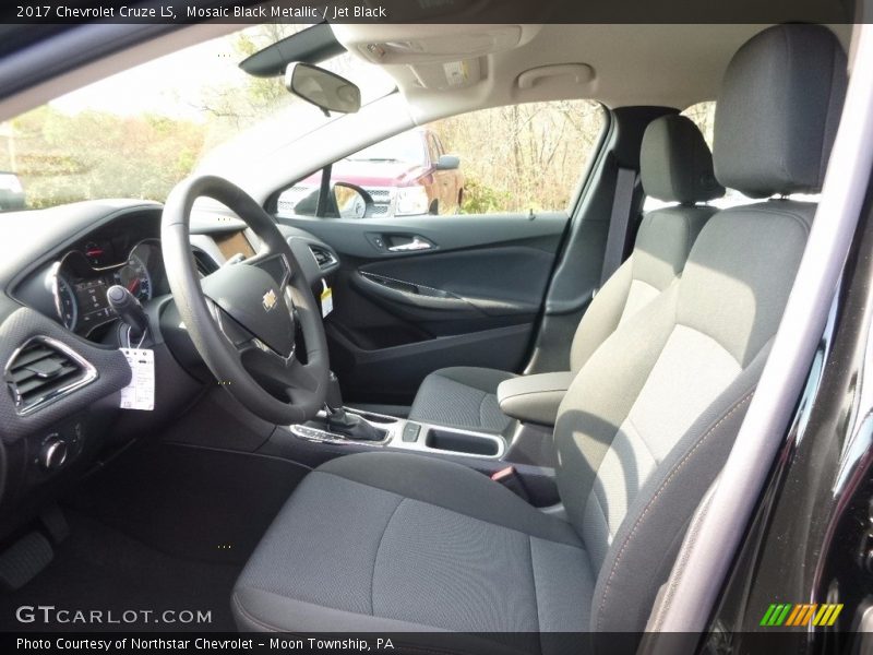 Mosaic Black Metallic / Jet Black 2017 Chevrolet Cruze LS