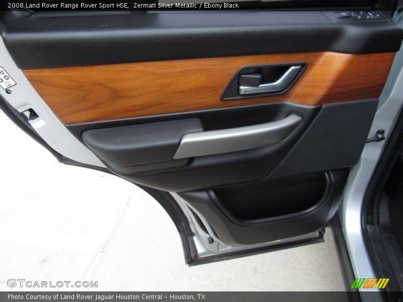 Zermatt Silver Metallic / Ebony Black 2008 Land Rover Range Rover Sport HSE