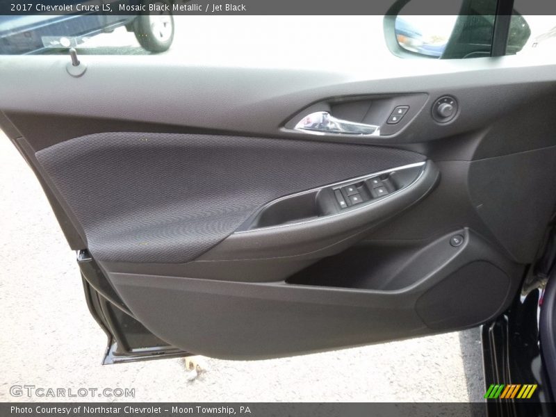Mosaic Black Metallic / Jet Black 2017 Chevrolet Cruze LS