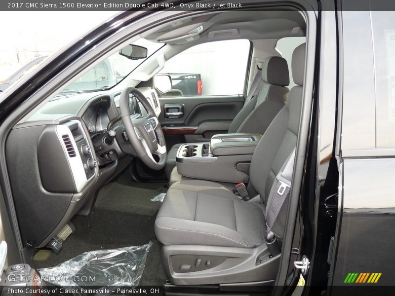  2017 Sierra 1500 Elevation Edition Double Cab 4WD Jet Black Interior