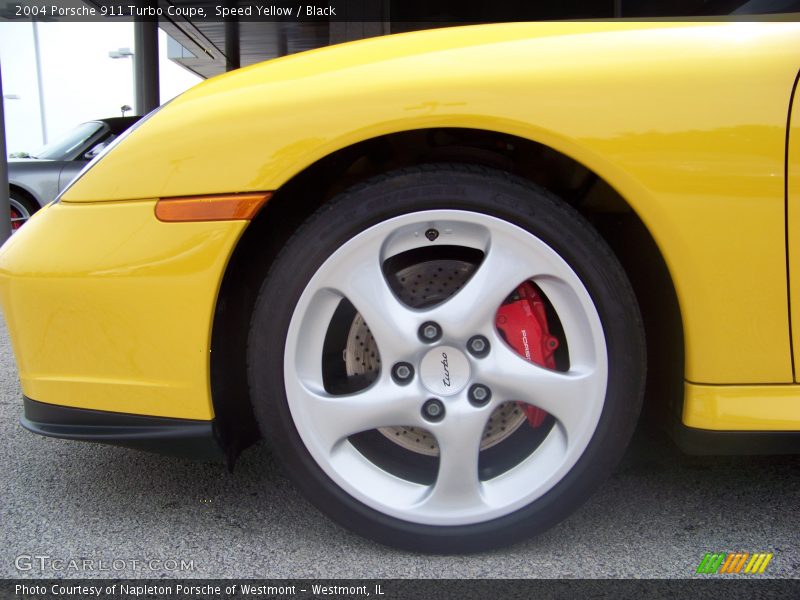 Speed Yellow / Black 2004 Porsche 911 Turbo Coupe