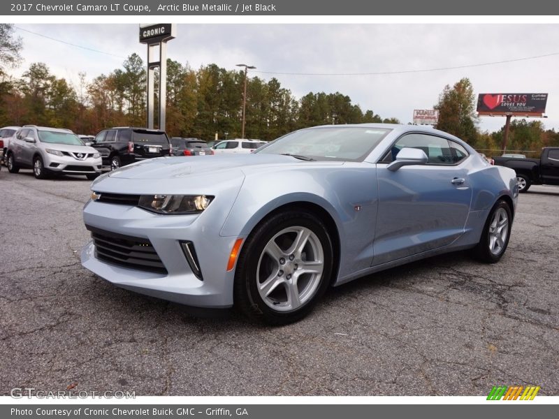 Arctic Blue Metallic / Jet Black 2017 Chevrolet Camaro LT Coupe