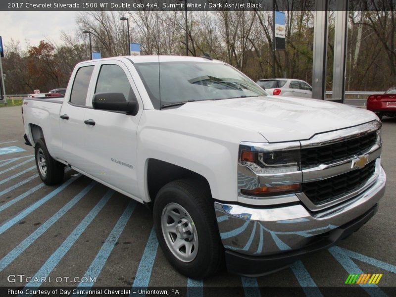 Front 3/4 View of 2017 Silverado 1500 WT Double Cab 4x4
