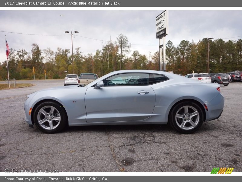 Arctic Blue Metallic / Jet Black 2017 Chevrolet Camaro LT Coupe
