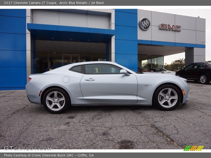 Arctic Blue Metallic / Jet Black 2017 Chevrolet Camaro LT Coupe