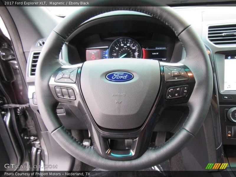 Magnetic / Ebony Black 2017 Ford Explorer XLT