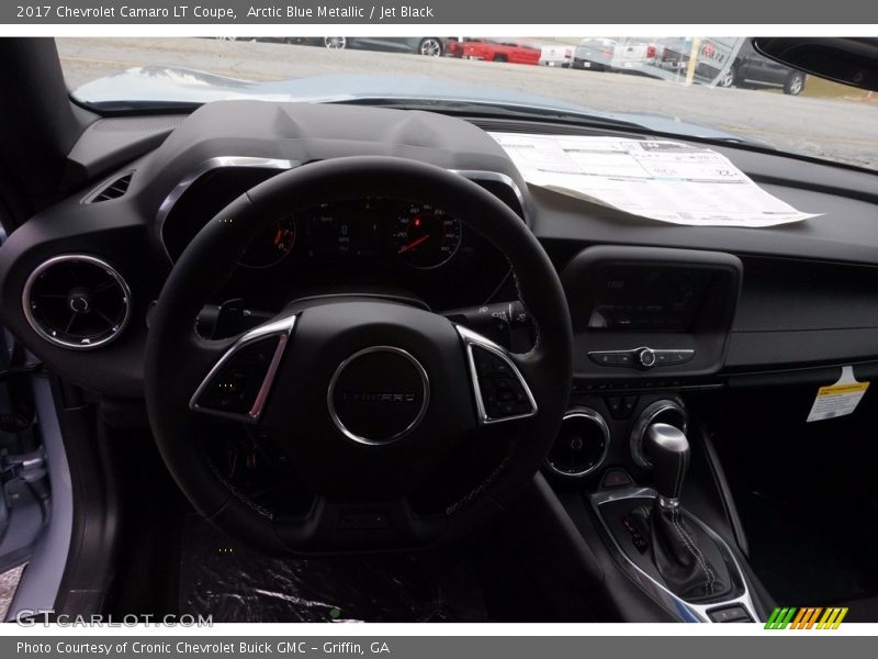 Arctic Blue Metallic / Jet Black 2017 Chevrolet Camaro LT Coupe