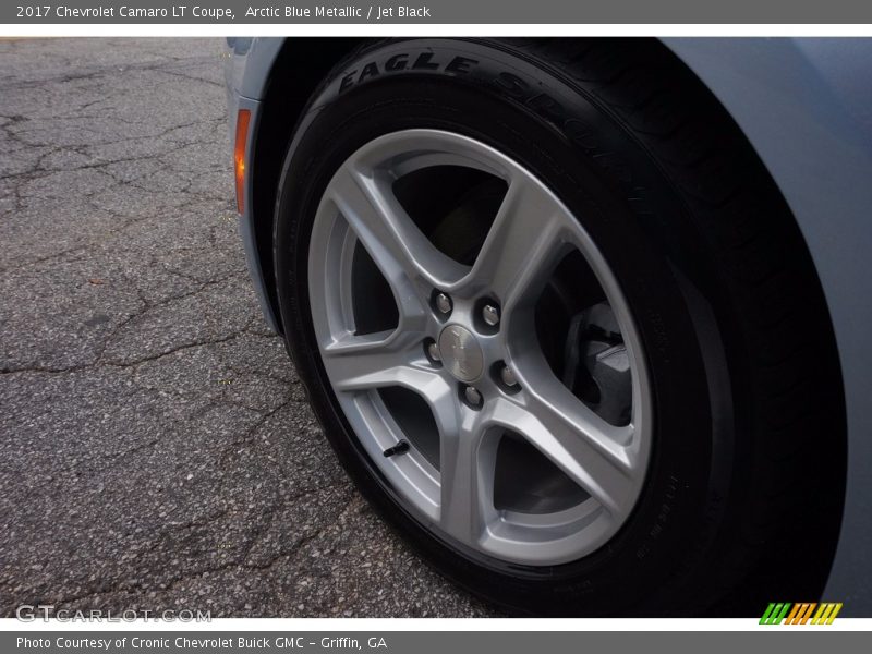 Arctic Blue Metallic / Jet Black 2017 Chevrolet Camaro LT Coupe