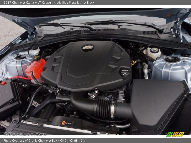 Arctic Blue Metallic / Jet Black 2017 Chevrolet Camaro LT Coupe