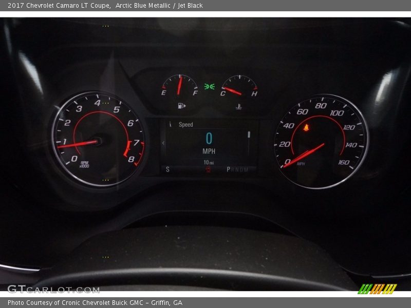 Arctic Blue Metallic / Jet Black 2017 Chevrolet Camaro LT Coupe
