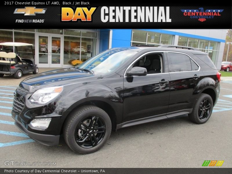 Black / Jet Black 2017 Chevrolet Equinox LT AWD