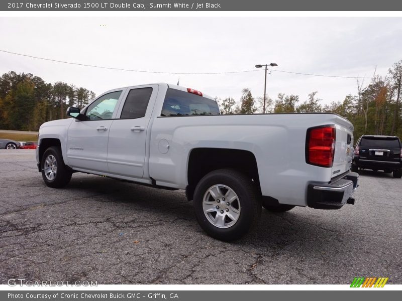 Summit White / Jet Black 2017 Chevrolet Silverado 1500 LT Double Cab