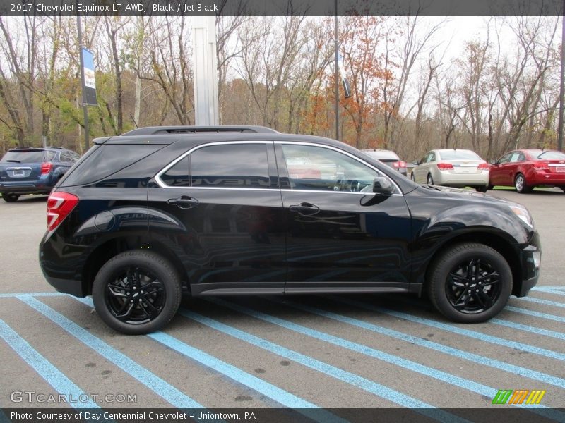 Black / Jet Black 2017 Chevrolet Equinox LT AWD