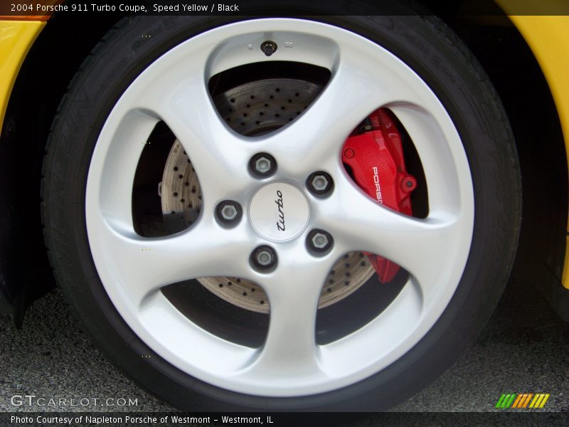 Speed Yellow / Black 2004 Porsche 911 Turbo Coupe