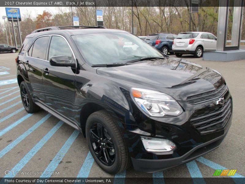 Black / Jet Black 2017 Chevrolet Equinox LT AWD