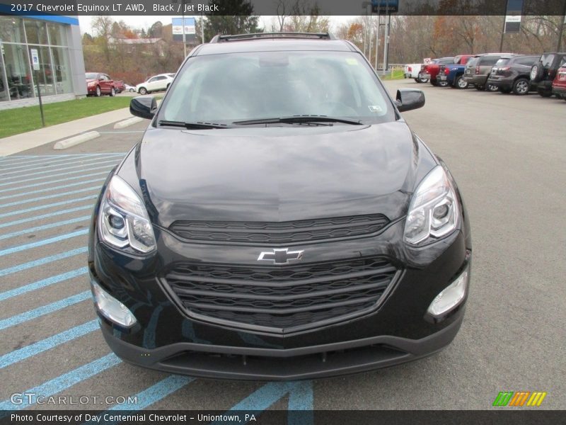 Black / Jet Black 2017 Chevrolet Equinox LT AWD