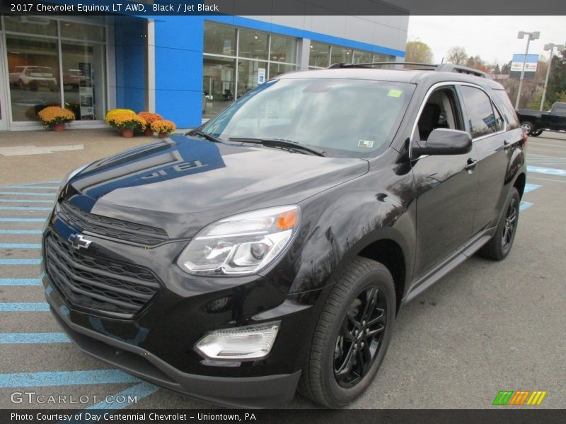 Black / Jet Black 2017 Chevrolet Equinox LT AWD