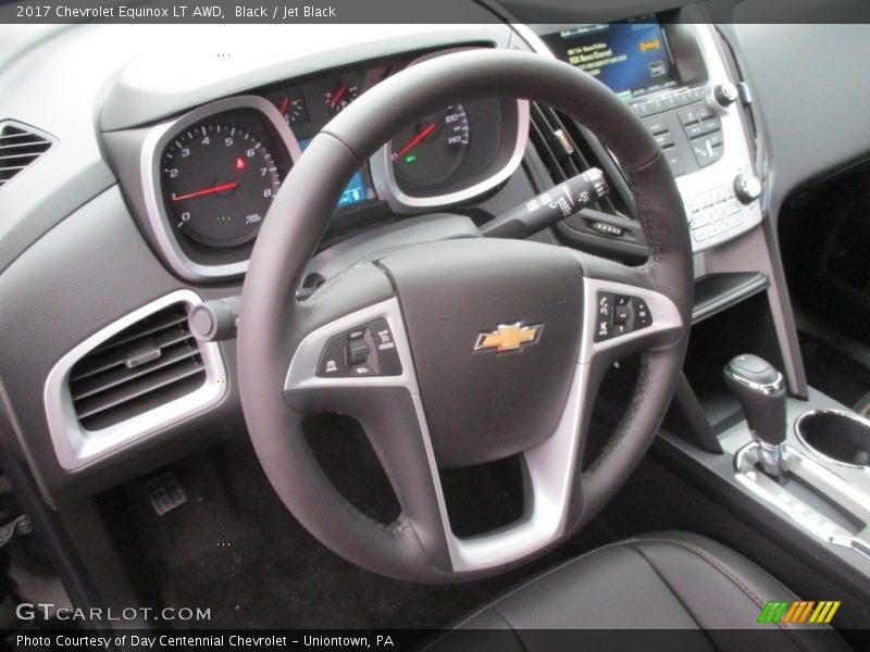 Black / Jet Black 2017 Chevrolet Equinox LT AWD