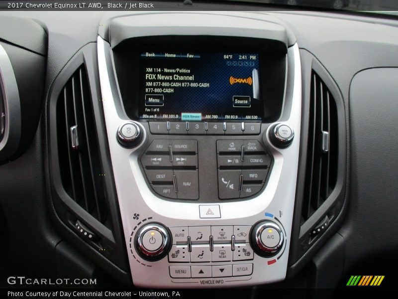 Black / Jet Black 2017 Chevrolet Equinox LT AWD