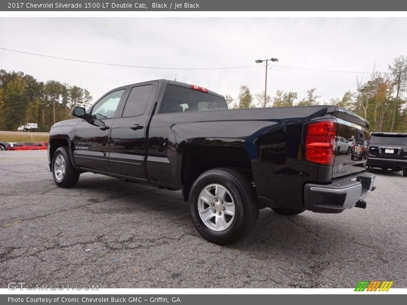 Black / Jet Black 2017 Chevrolet Silverado 1500 LT Double Cab