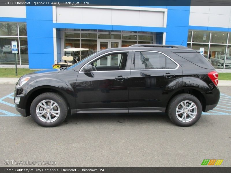 Black / Jet Black 2017 Chevrolet Equinox LT AWD