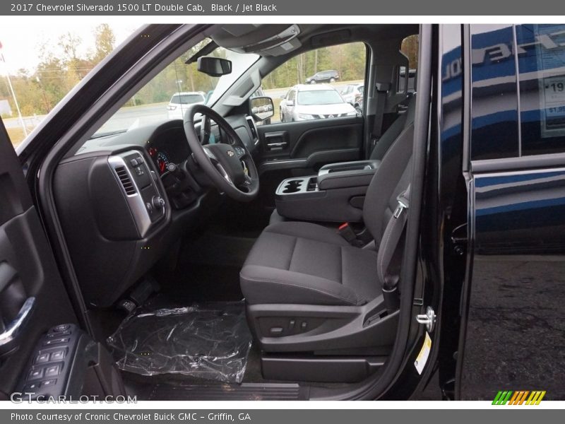 Black / Jet Black 2017 Chevrolet Silverado 1500 LT Double Cab