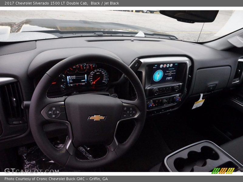 Black / Jet Black 2017 Chevrolet Silverado 1500 LT Double Cab