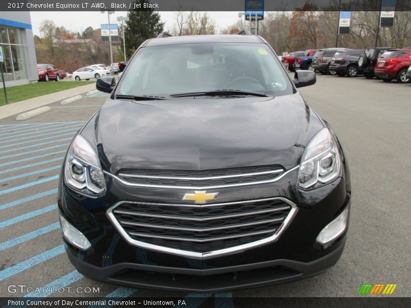 Black / Jet Black 2017 Chevrolet Equinox LT AWD
