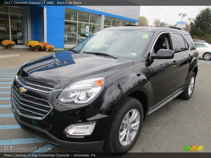 Black / Jet Black 2017 Chevrolet Equinox LT AWD