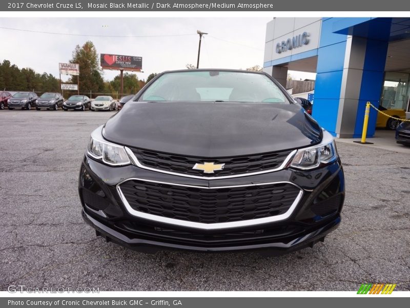 Mosaic Black Metallic / Dark Atmosphere/Medium Atmosphere 2017 Chevrolet Cruze LS