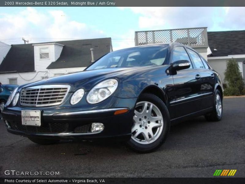 Midnight Blue / Ash Grey 2003 Mercedes-Benz E 320 Sedan