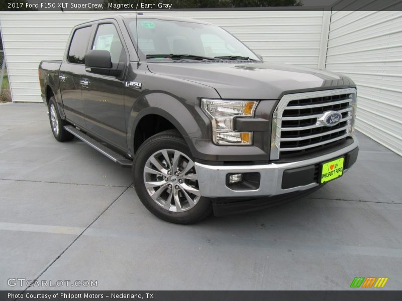 Magnetic / Earth Gray 2017 Ford F150 XLT SuperCrew
