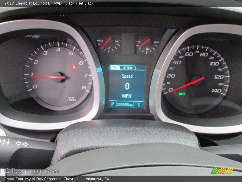 Black / Jet Black 2017 Chevrolet Equinox LT AWD