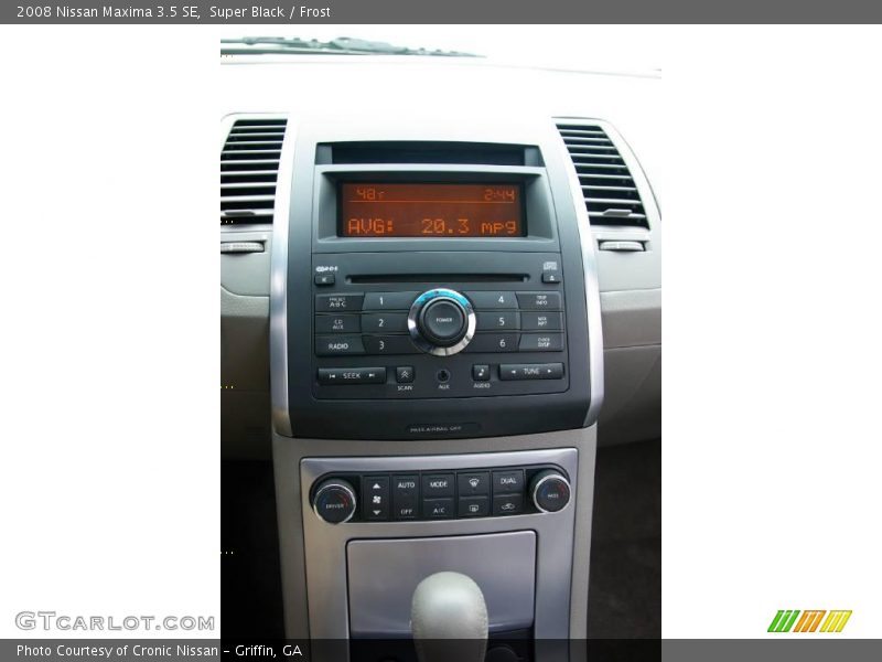Super Black / Frost 2008 Nissan Maxima 3.5 SE