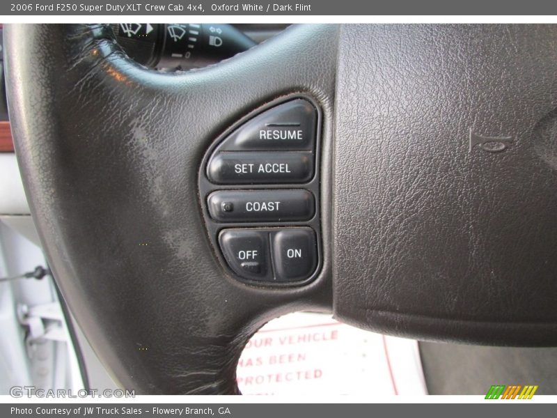 Oxford White / Dark Flint 2006 Ford F250 Super Duty XLT Crew Cab 4x4
