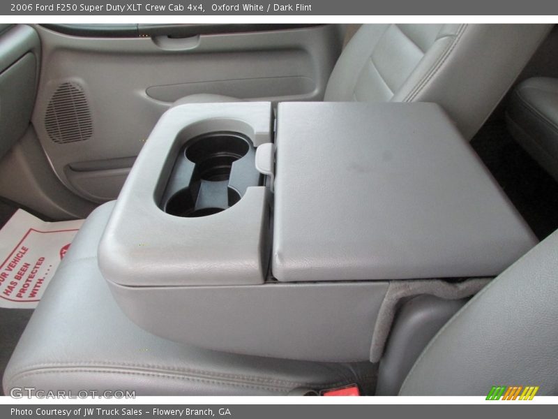 Oxford White / Dark Flint 2006 Ford F250 Super Duty XLT Crew Cab 4x4